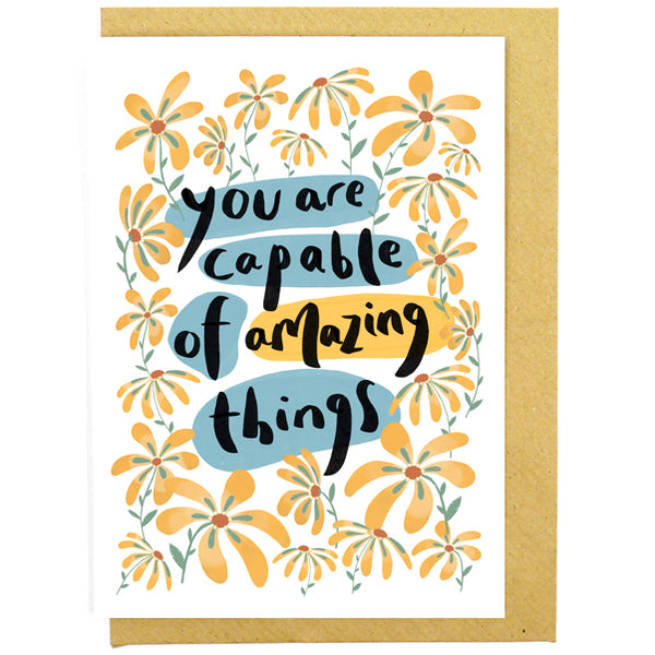 Capable of Amazing Things Card