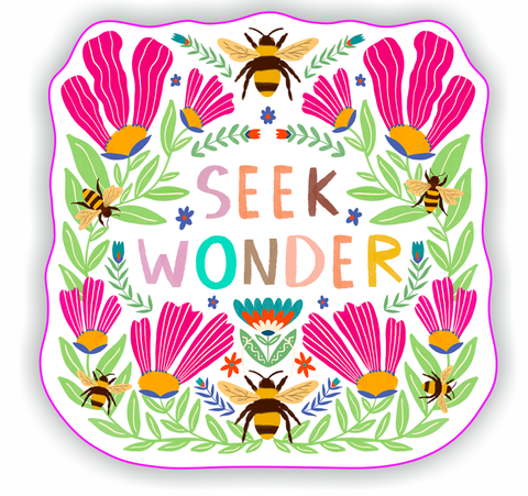 Seek Wonder Sticker