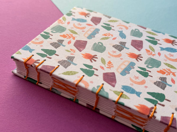 Hand-Bound Adventure A6 Journal