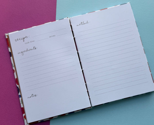Hand-Bound Berries A6 Recipe Journal