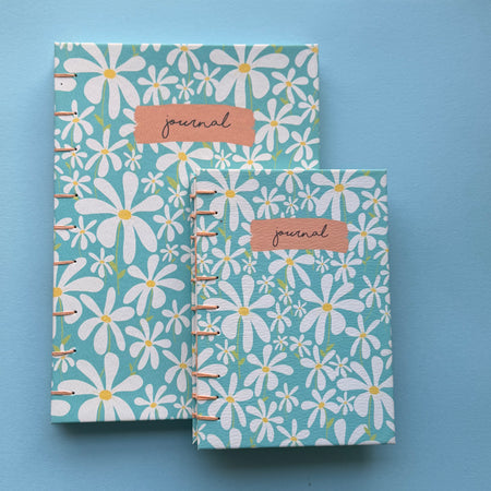Hand-Bound Daisy Journal Gift Set