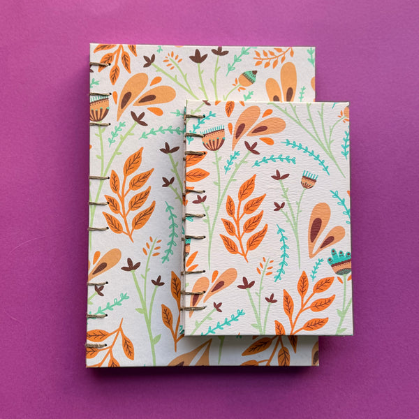 Hand-Bound Spring Florals Journal Gift Set
