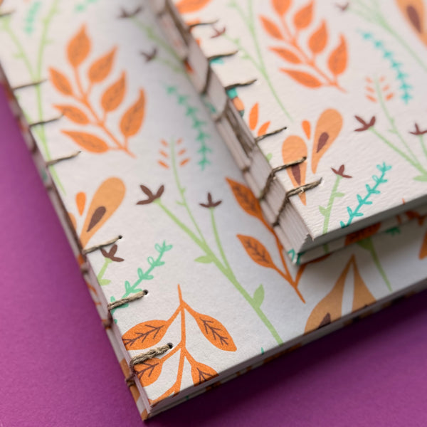Hand-Bound Spring Florals Journal Gift Set