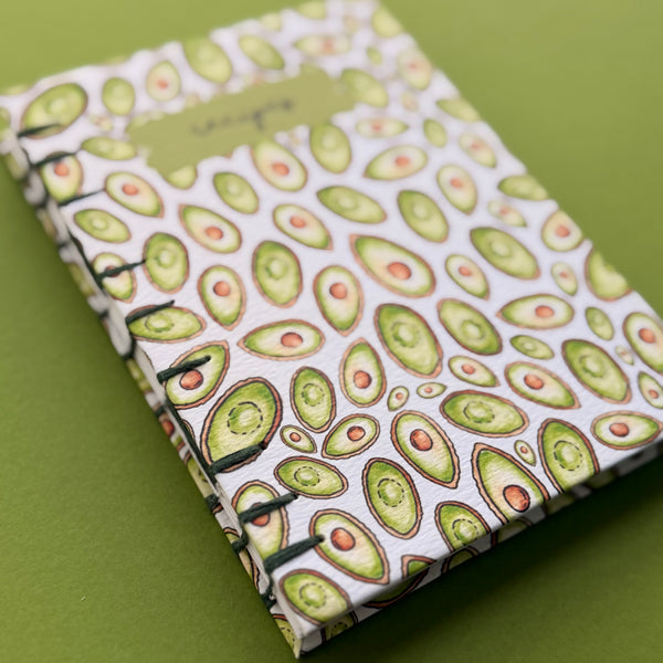 Hand-Bound Avocado Recipe Gift Set