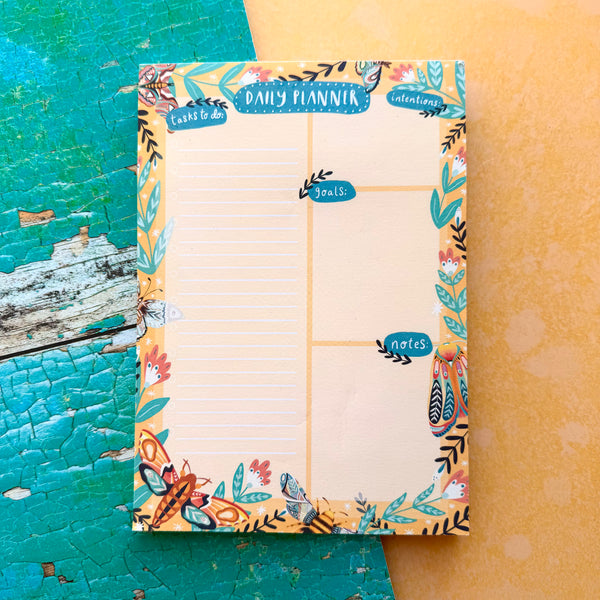 Wild Wings A5 Daily Planner Pad