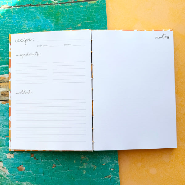 Hand-Bound A5 Oranges Journal