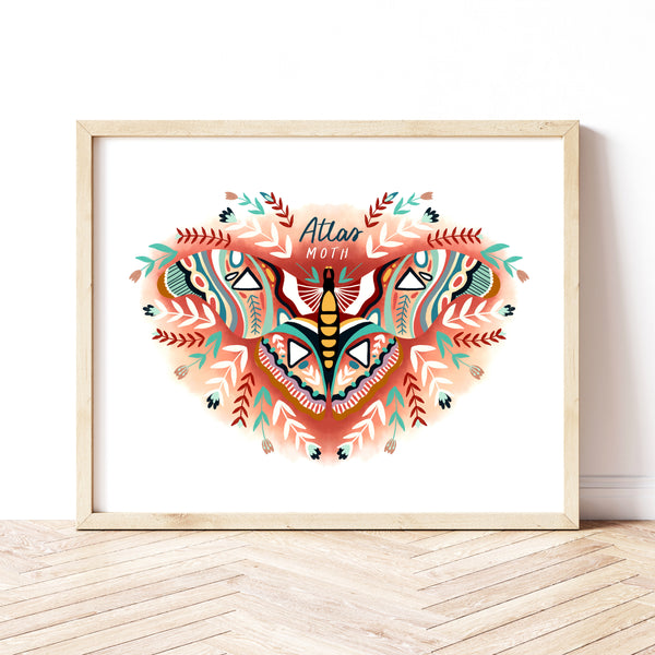 Atlas Moth Print