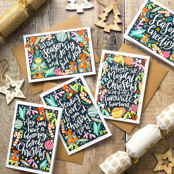 Christmas Card Surprise Bundle x 10