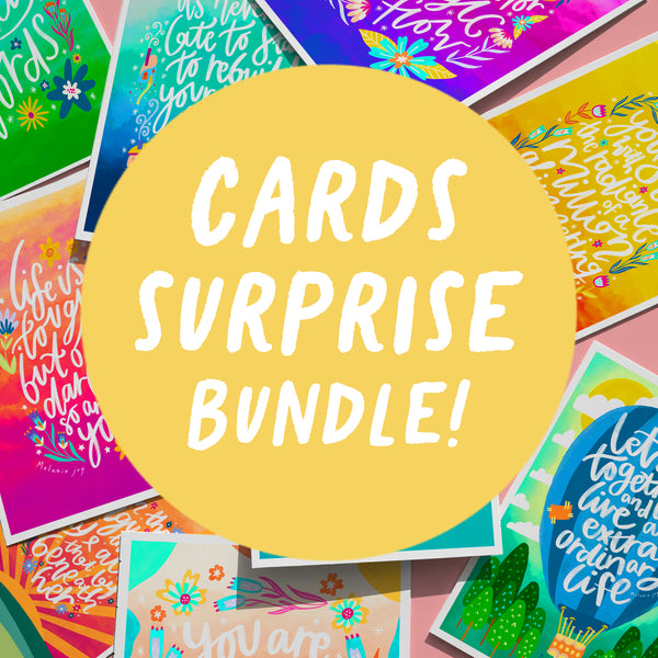 Greeting Cards Surprise Bundle (Pack of 5, 10 or 20)