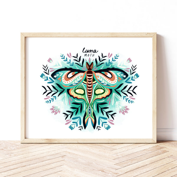 Luna Moth Print