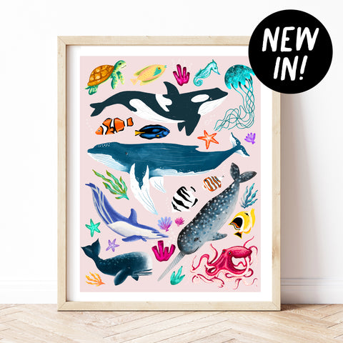 Ocean Life Print