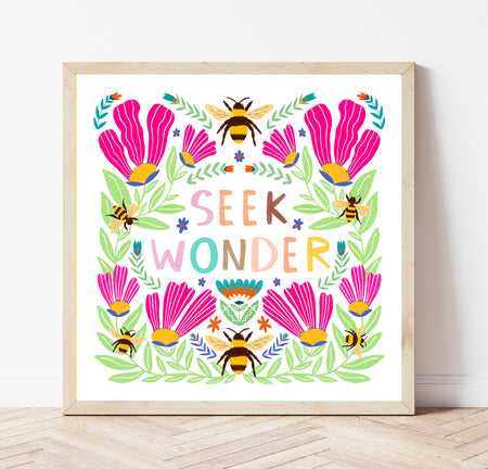 Seek Wonder Print