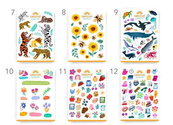 Sticker Sheet Bundle