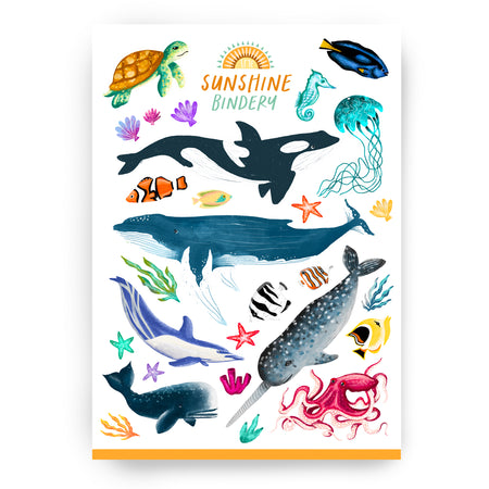 Under The Sea Sticker Sheet