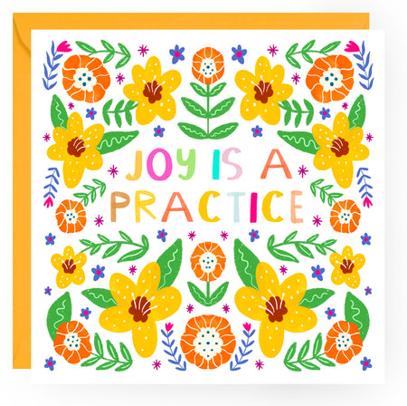 Joy is a Practice Card