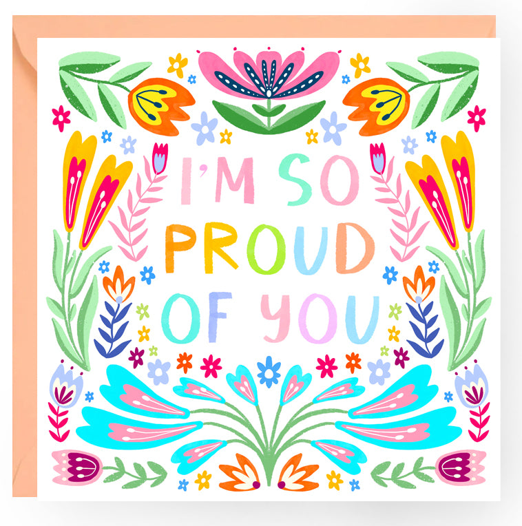 So Proud of You Greetings Card