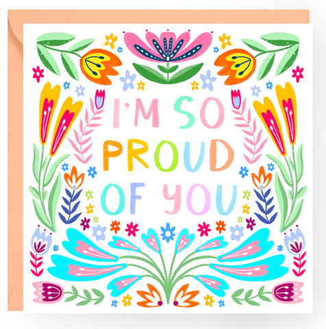 So Proud of You Greetings Card