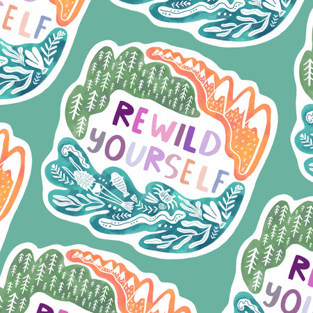 Rewild Yourself Sticker