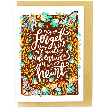 Adventurous at Heart Card