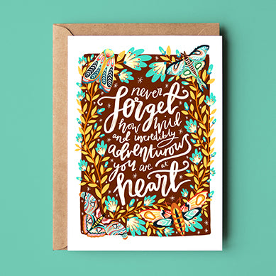 Adventurous at Heart Card