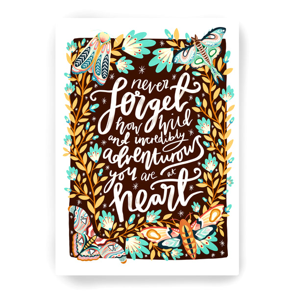 Adventurous Heart Print