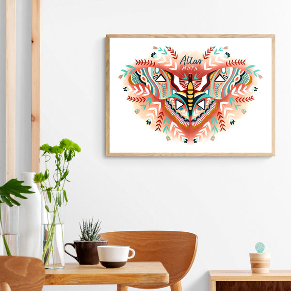 Atlas Moth Print