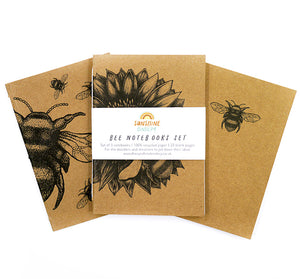 Pack of 3 Bee Notebooks