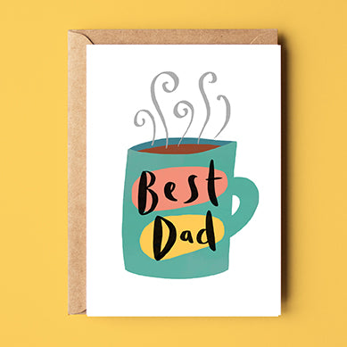 Best Dad Mug Card