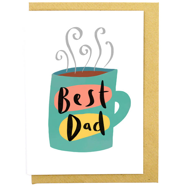 Best Dad Mug Card