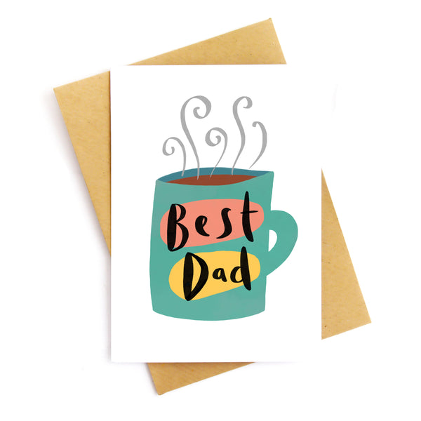 Best Dad Mug Card