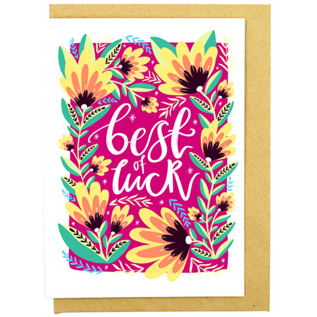 Best of Luck Card