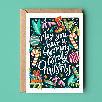 Blooming Lovely Christmas Card