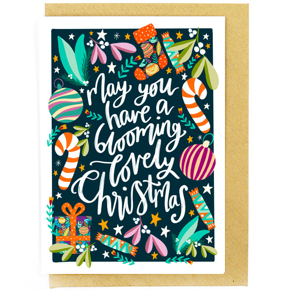 Festive Christmas Cards (Pack of 5)