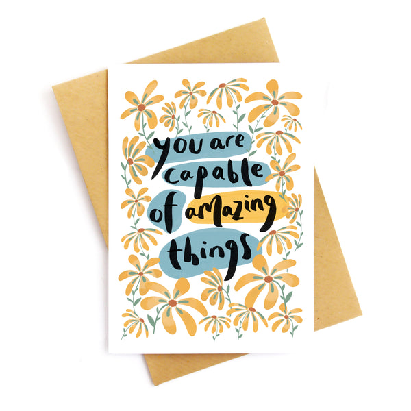 Capable of Amazing Things Card