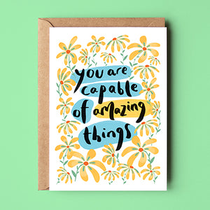 Capable of Amazing Things Card