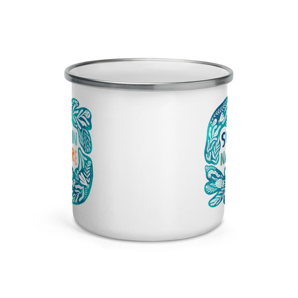 Swim in Nature Enamel Mug