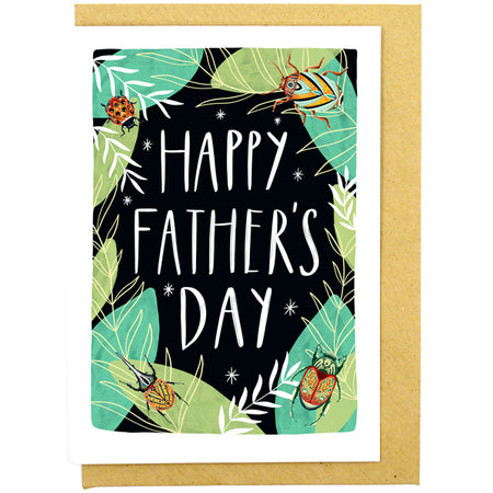 Happy Father's Day Nature Bugs Card