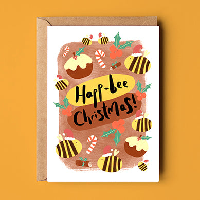 Happ-bee Christmas Card