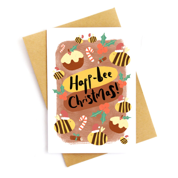 Happ-bee Christmas Card
