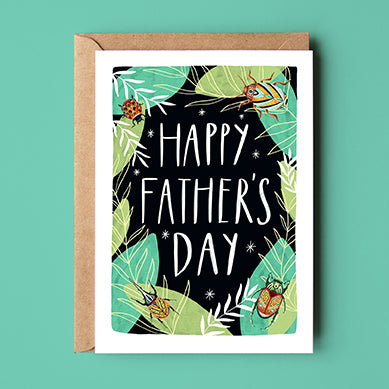 Happy Father's Day Nature Bugs Card
