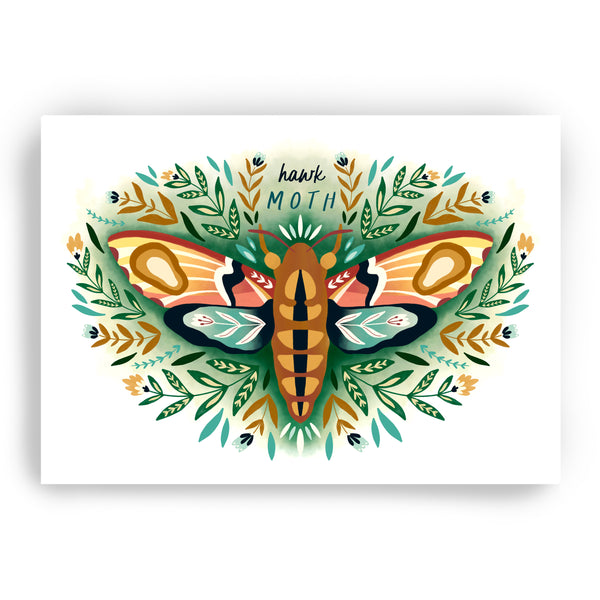 Hawk Moth Print