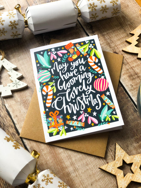 Blooming Lovely Christmas Card