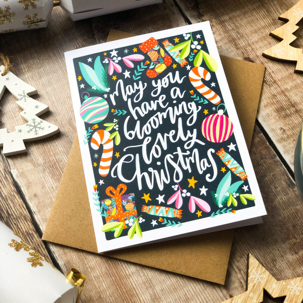 Blooming Lovely Christmas Card