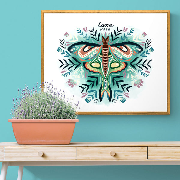 Luna Moth Print