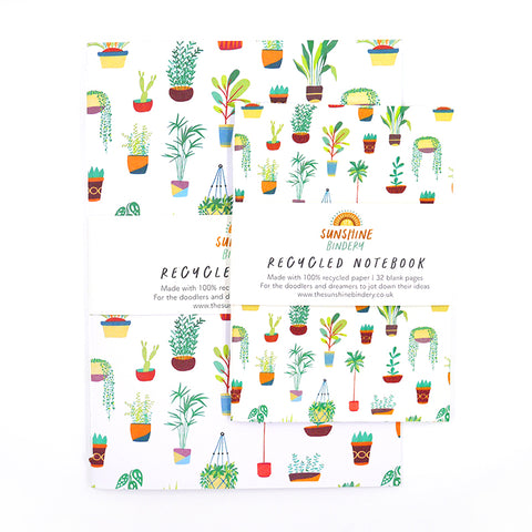 House Plant Notebook Gift Set