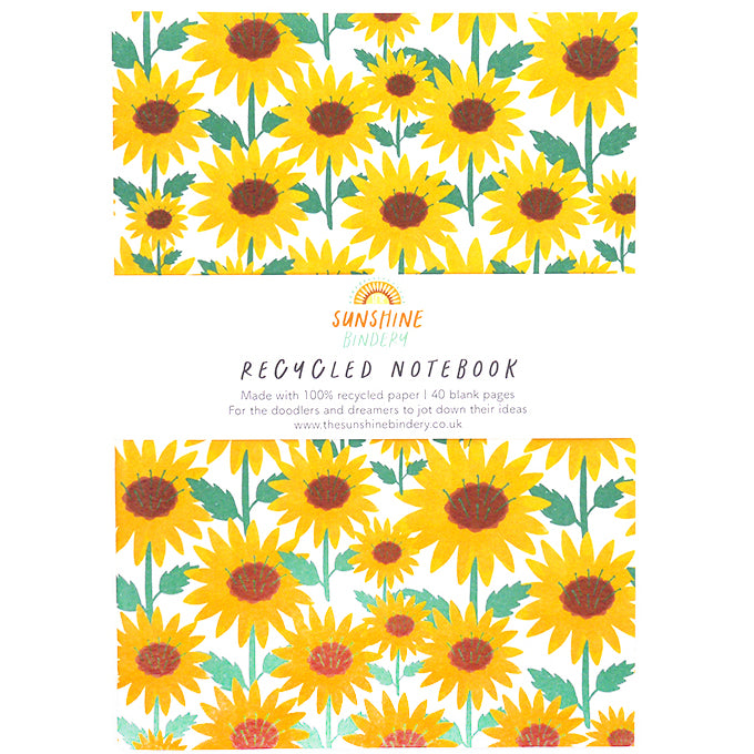 Sunflower Notebook - A6, A5