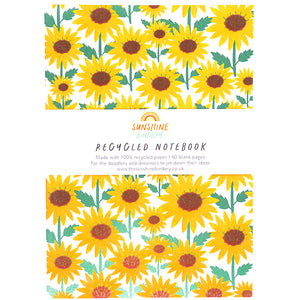 Sunflower Notebook - A6, A5