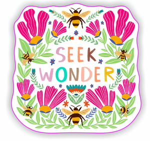 Seek Wonder Sticker