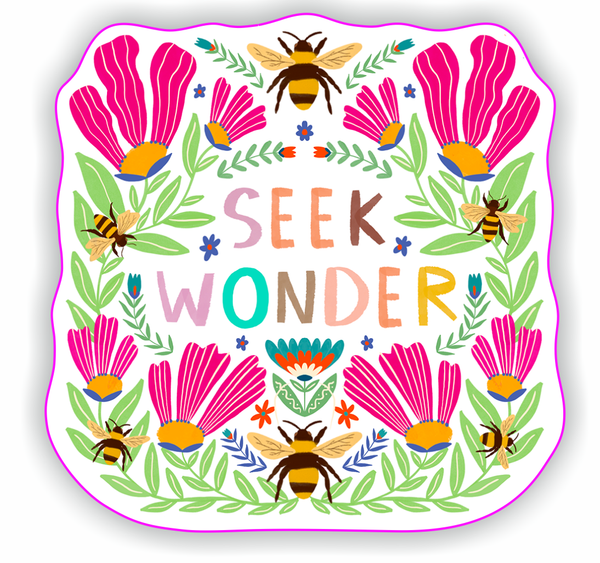 Seek Wonder Sticker