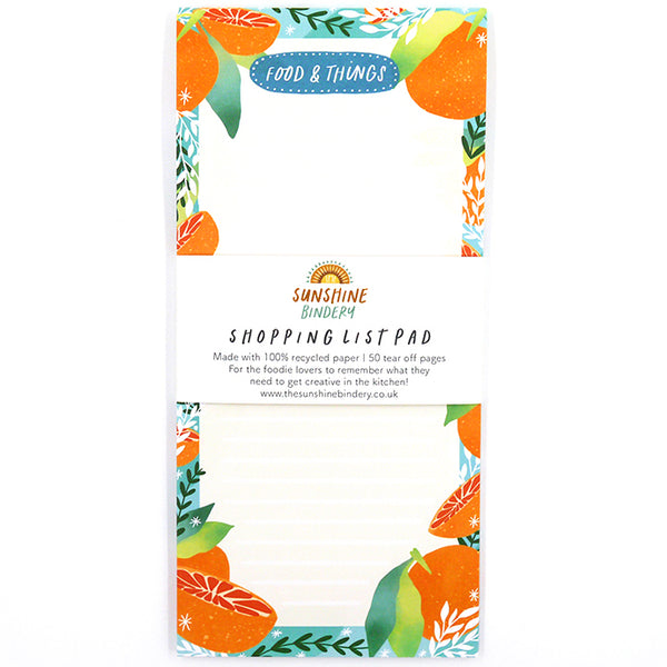 Tropicana Shopping List Pad